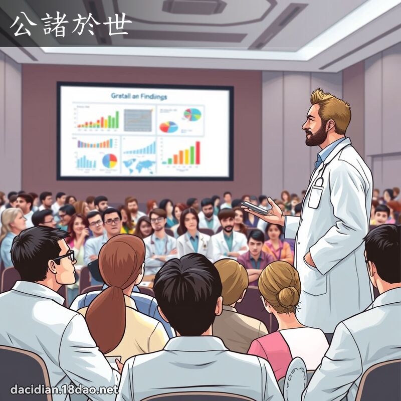 公諸於世 - 國語大辭典配圖
