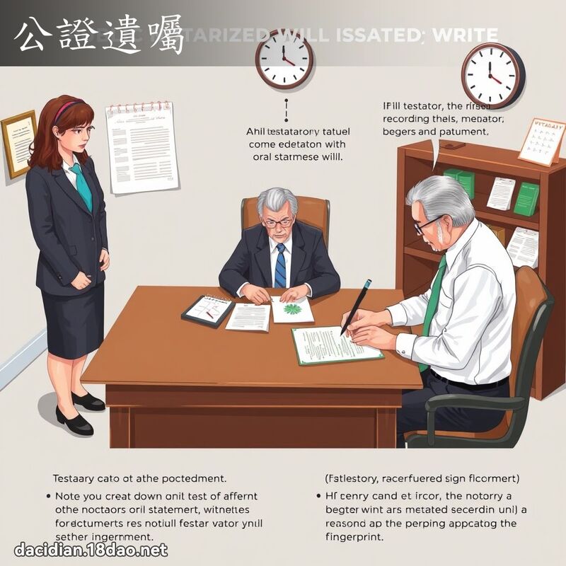 公證遺囑 - 國語大辭典配圖