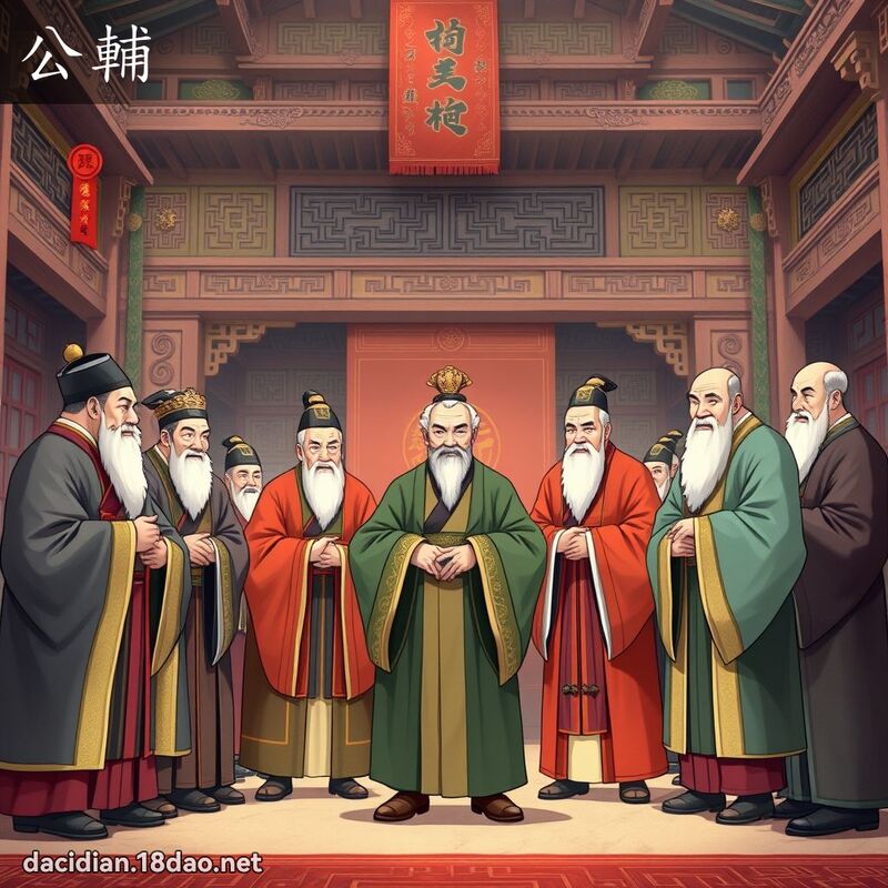 公輔 - 國語大辭典配圖