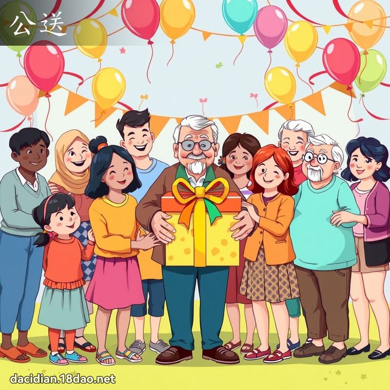 公送 - 國語大辭典配圖