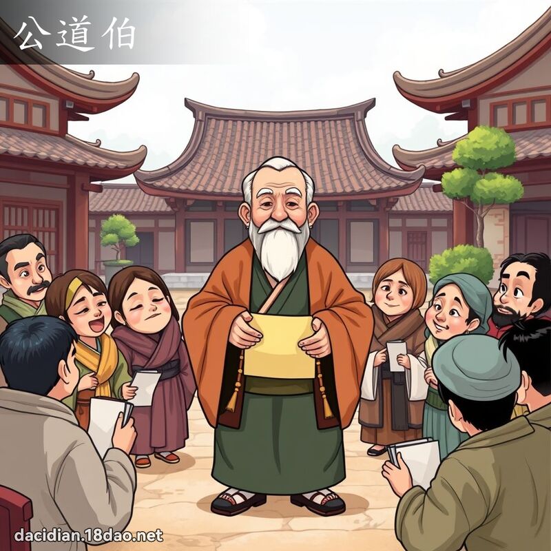 公道伯 - 国语大辞典配图