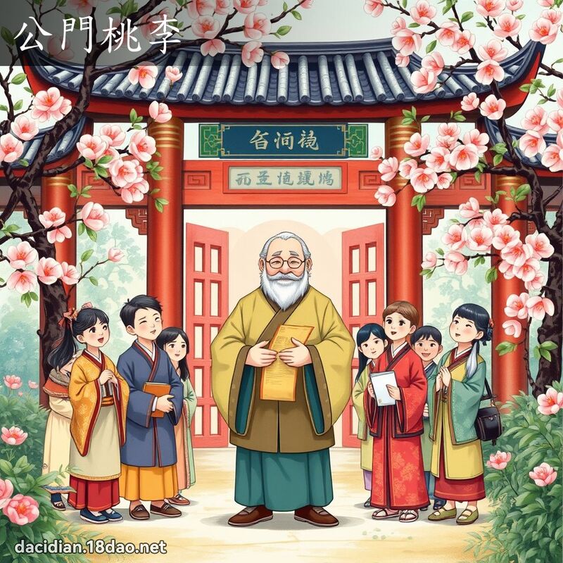 公門桃李 - 國語大辭典配圖