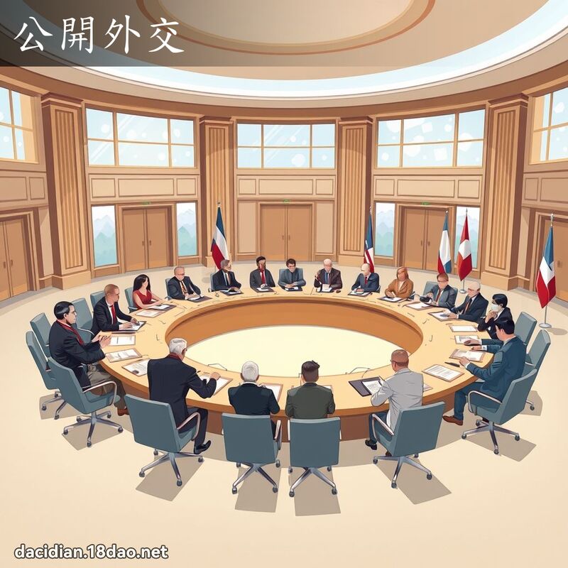 公开外交 - 国语大辞典配图