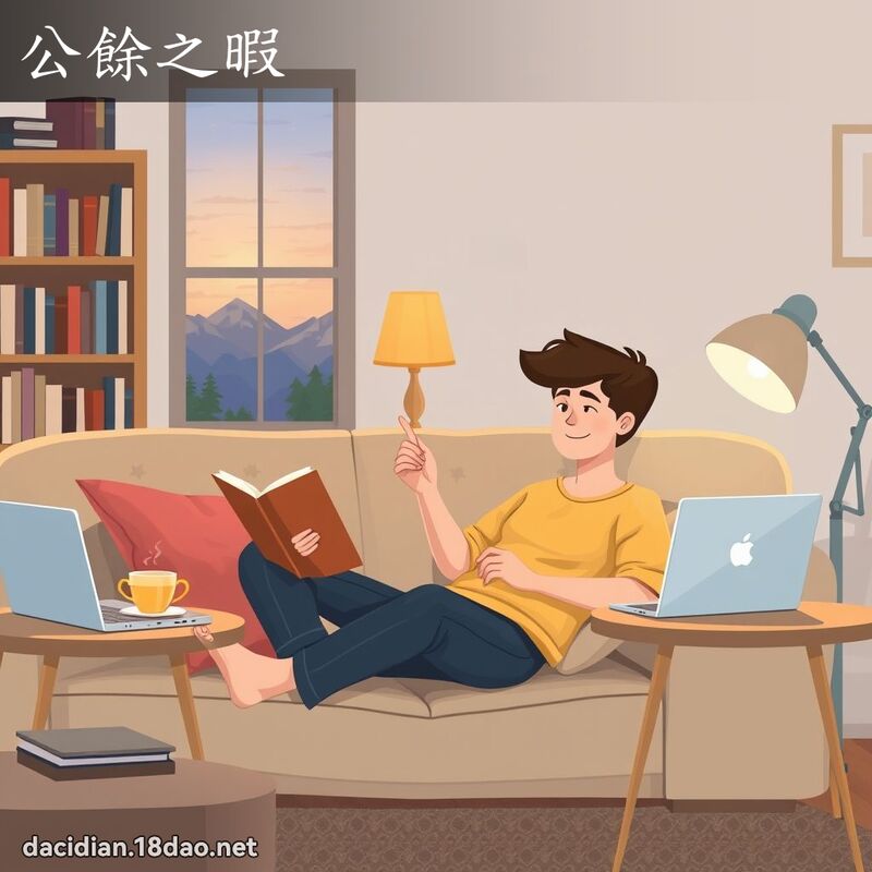 公餘之暇 - 國語大辭典配圖
