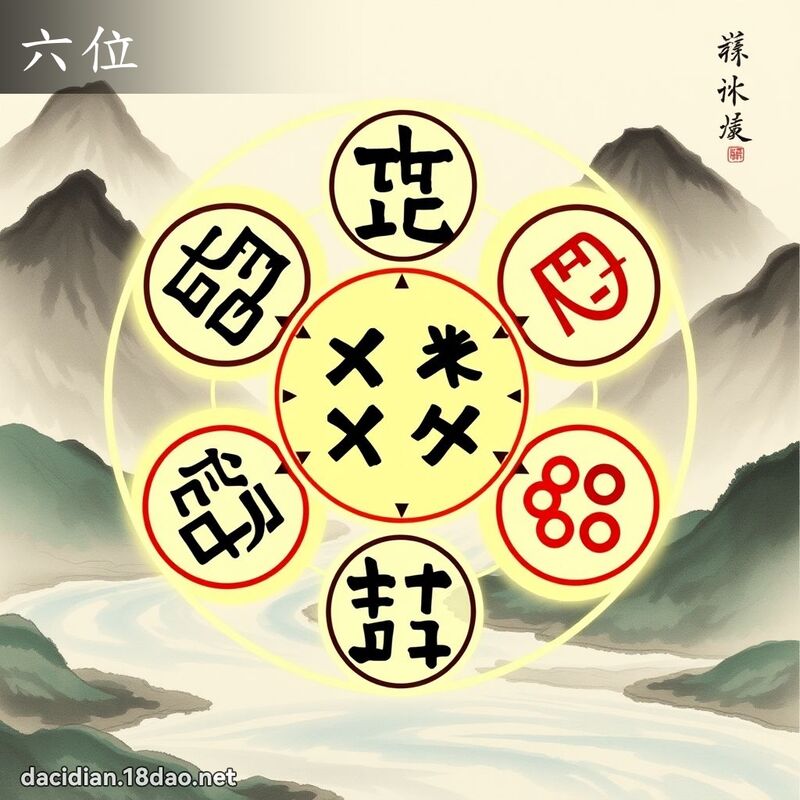 六位 - 國語大辭典配圖