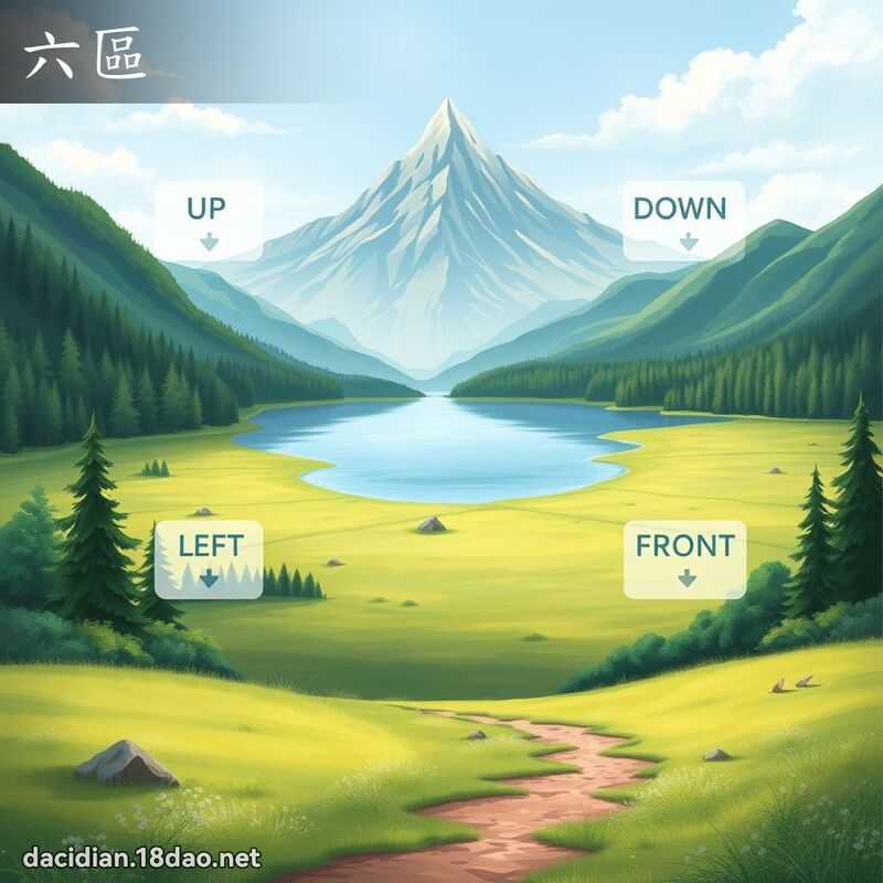 六區 - 國語大辭典配圖