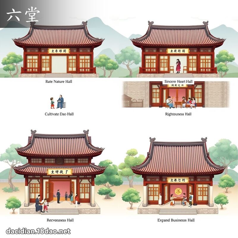 六堂 - 国语大辞典配图