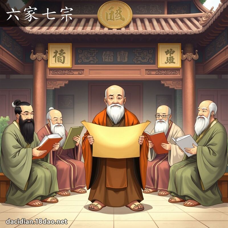 六家七宗 - 国语大辞典配图