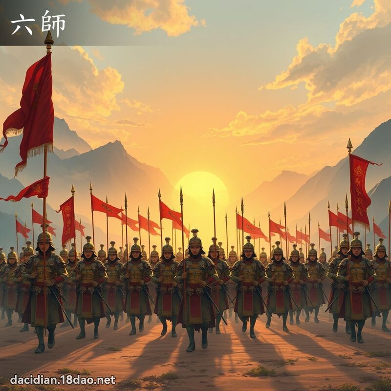 六師 - 國語大辭典配圖