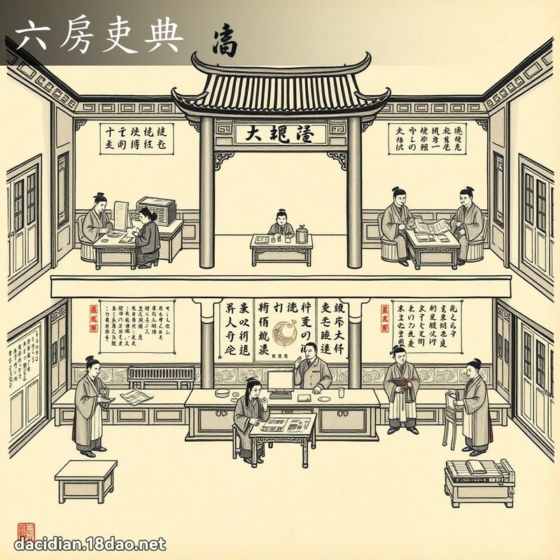 六房吏典 - 国语大辞典配图