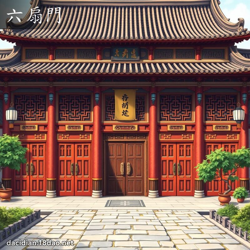六扇门 - 国语大辞典配图