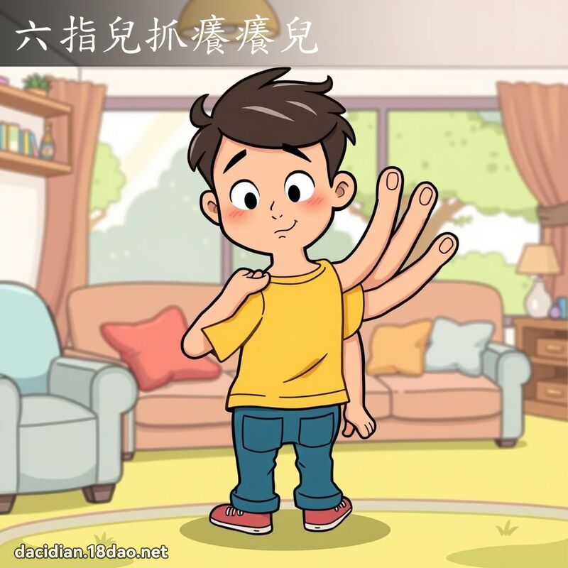 六指兒抓癢癢兒 - 國語大辭典配圖