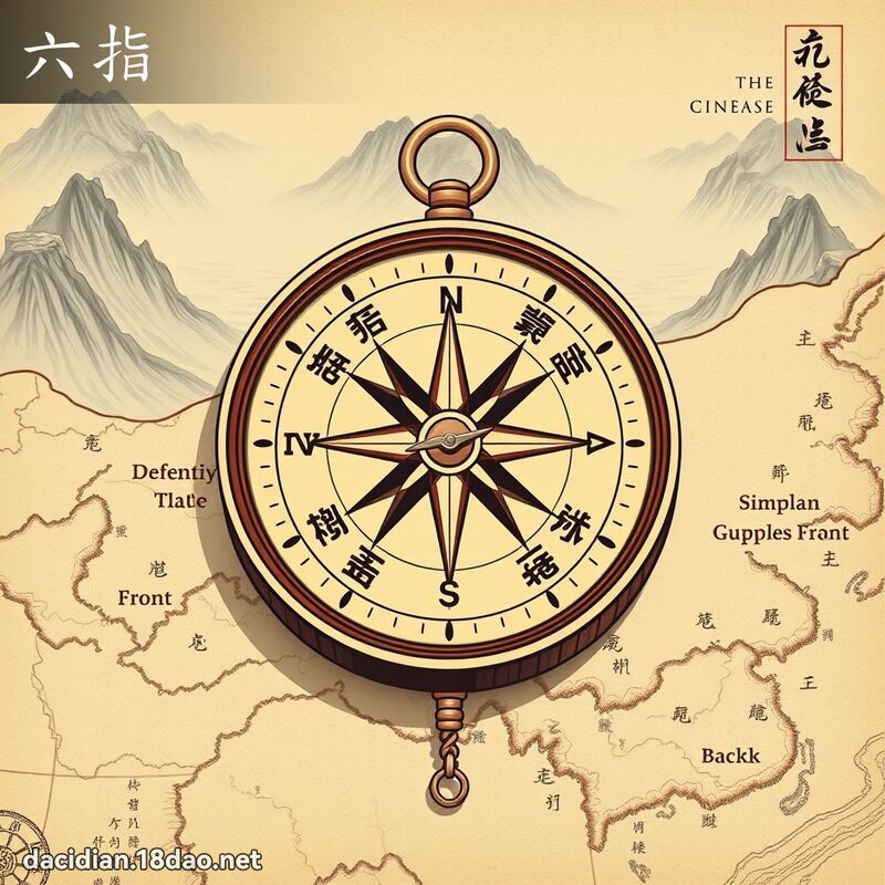 六指 - 國語大辭典配圖