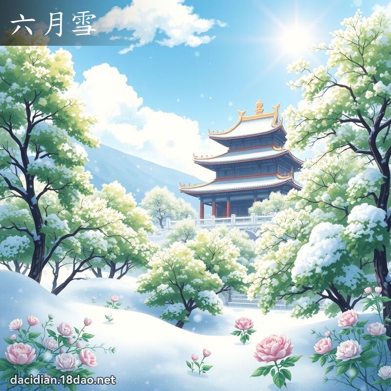 六月雪 - 国语大辞典配图
