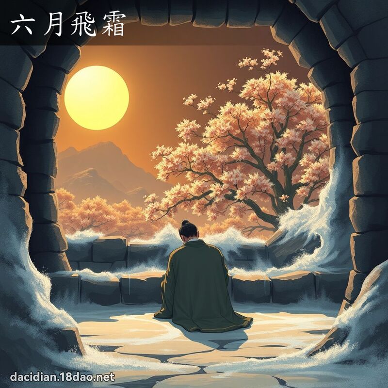 六月飛霜 - 國語大辭典配圖