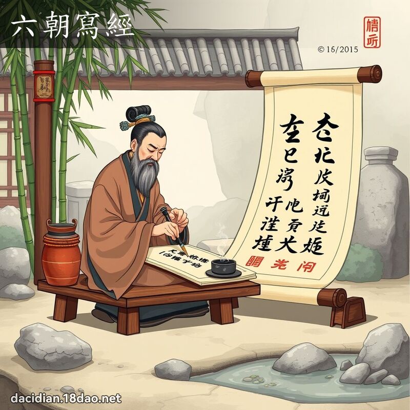 六朝写经 - 国语大辞典配图