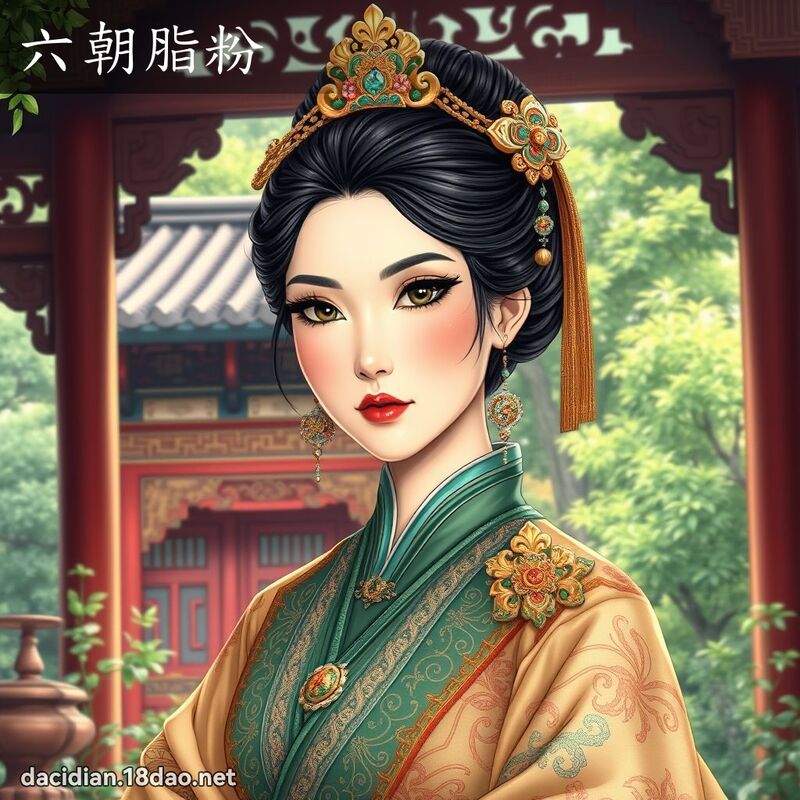 六朝脂粉 - 国语大辞典配图