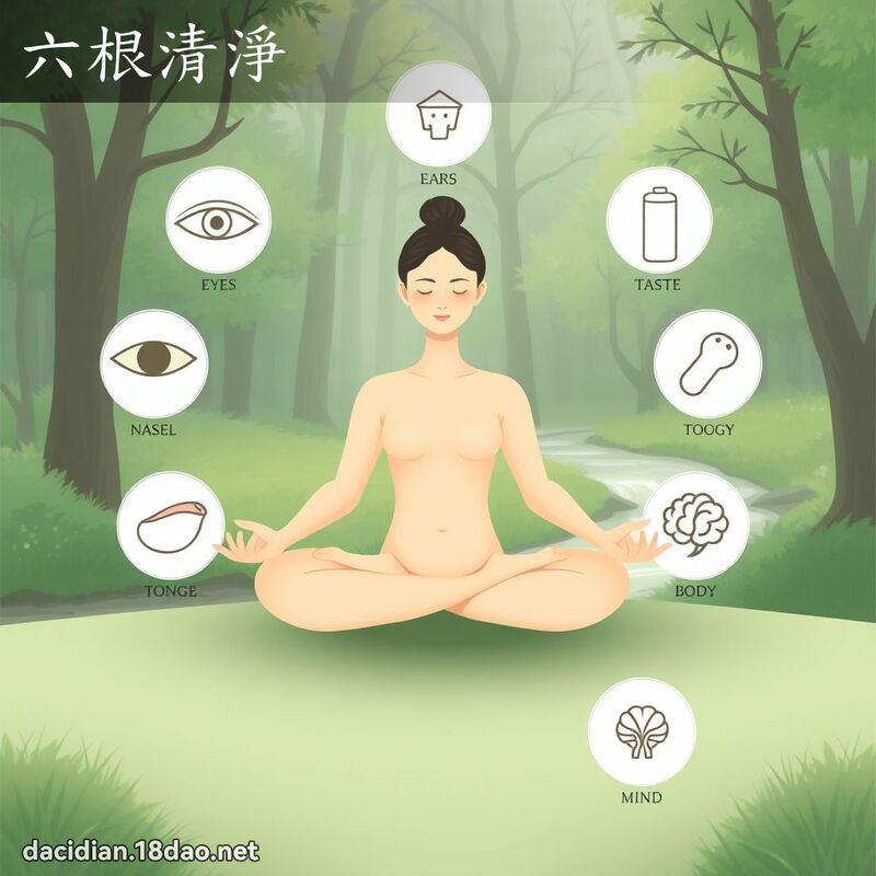 六根清淨 - 國語大辭典配圖