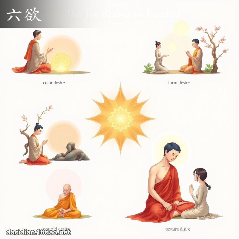 六欲 - 國語大辭典配圖