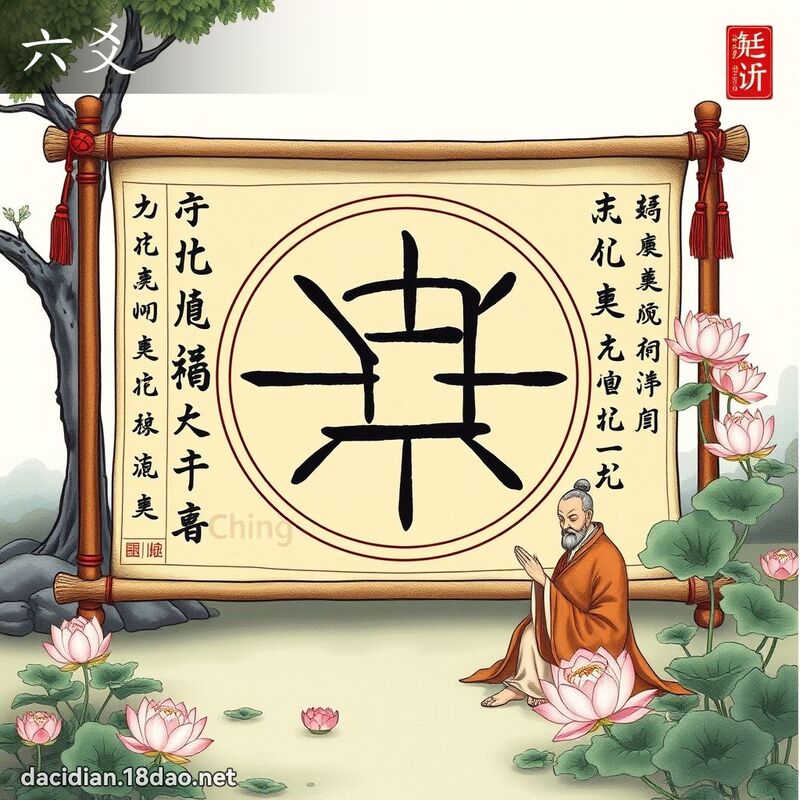 六爻 - 國語大辭典配圖