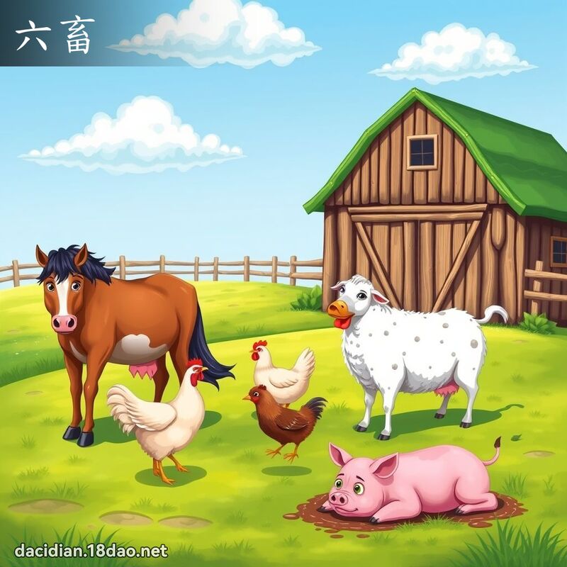 六畜 - 國語大辭典配圖