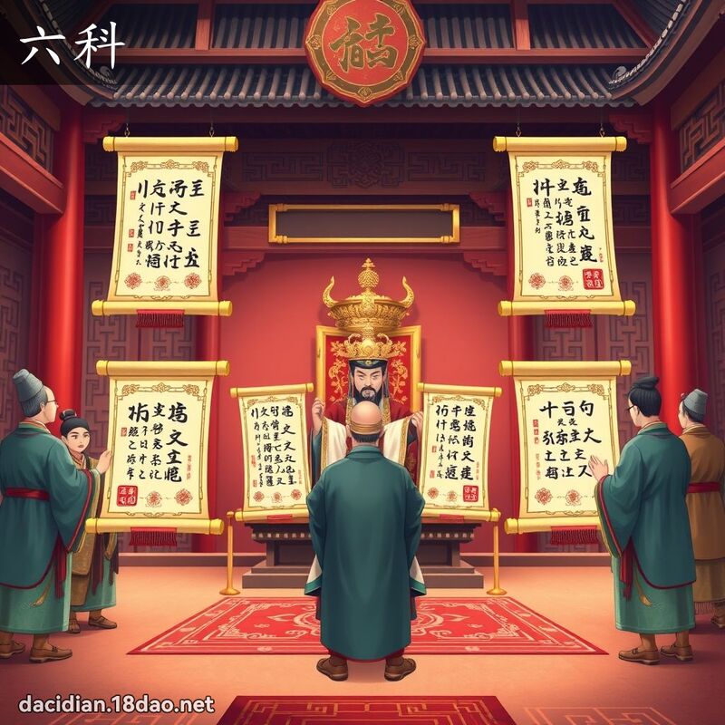 六科 - 國語大辭典配圖