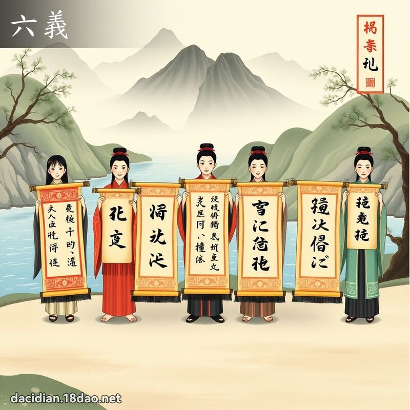 六义 - 国语大辞典配图