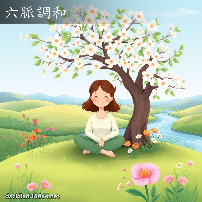 六脈調和 - 國語大辭典配圖