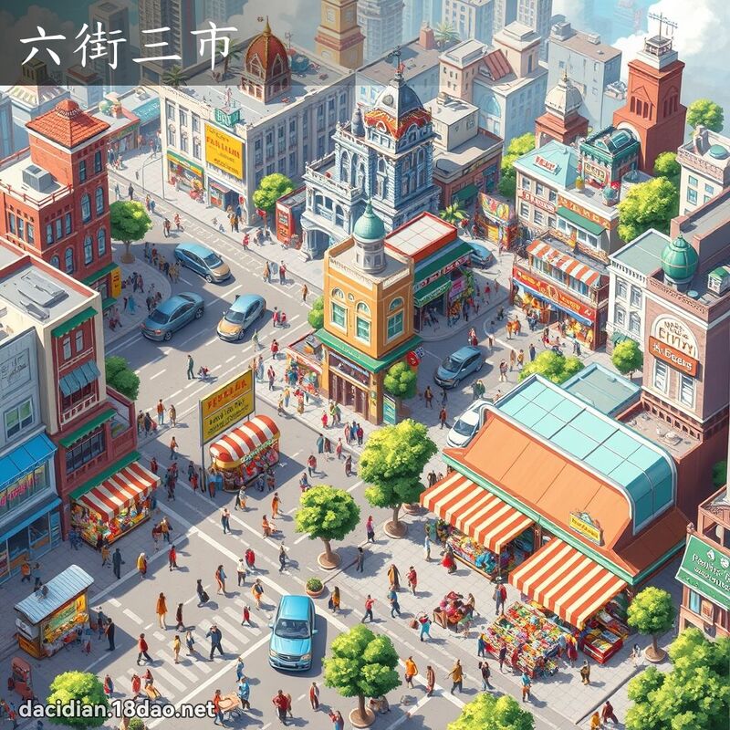 六街三市 - 國語大辭典配圖