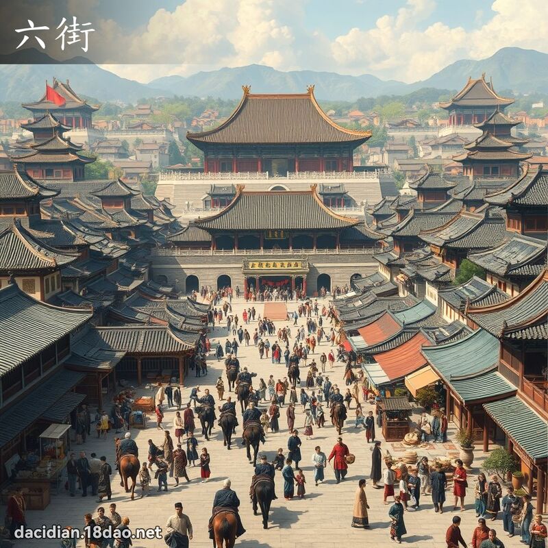 六街 - 國語大辭典配圖