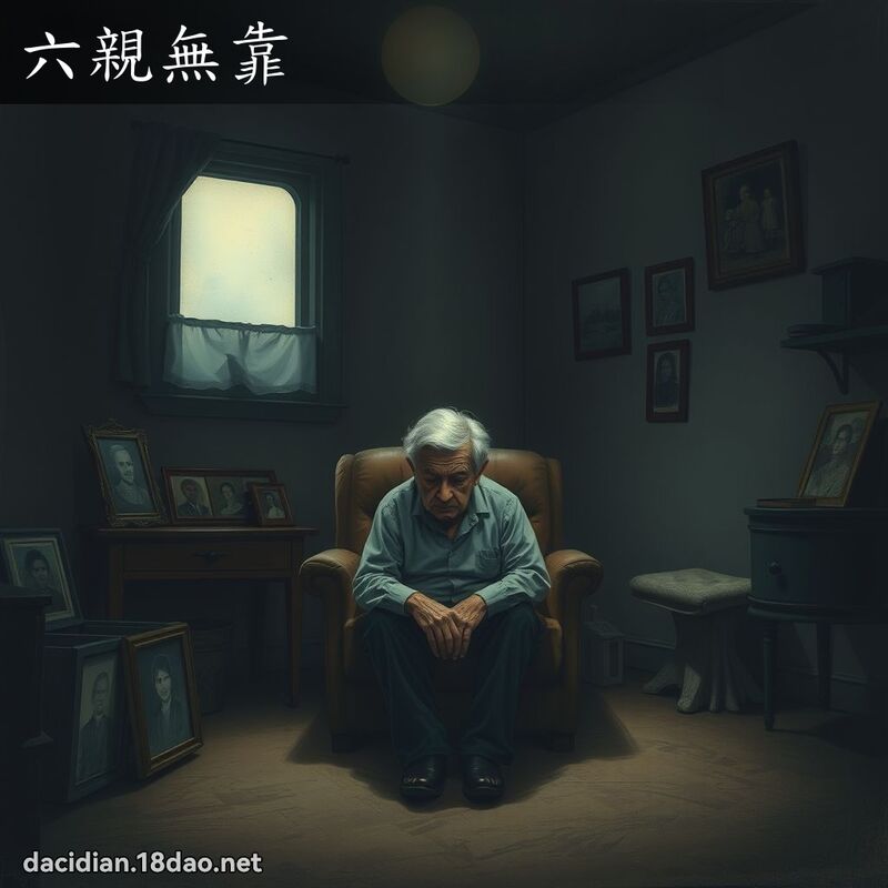 六亲无靠 - 国语大辞典配图