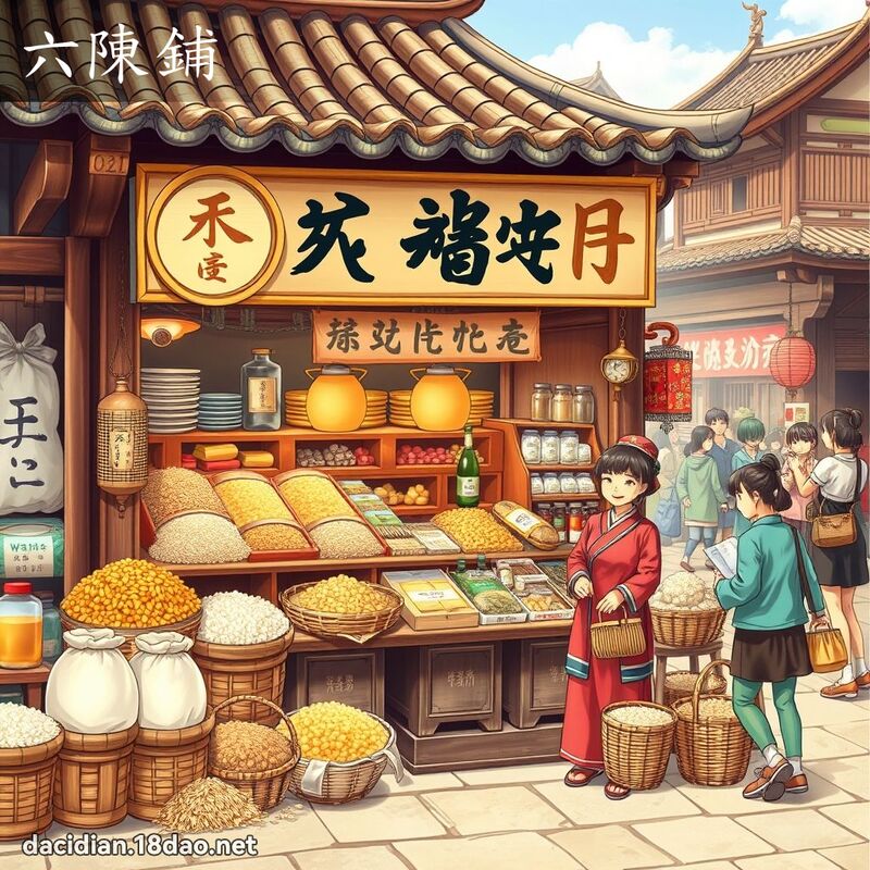 六陳鋪 - 國語大辭典配圖