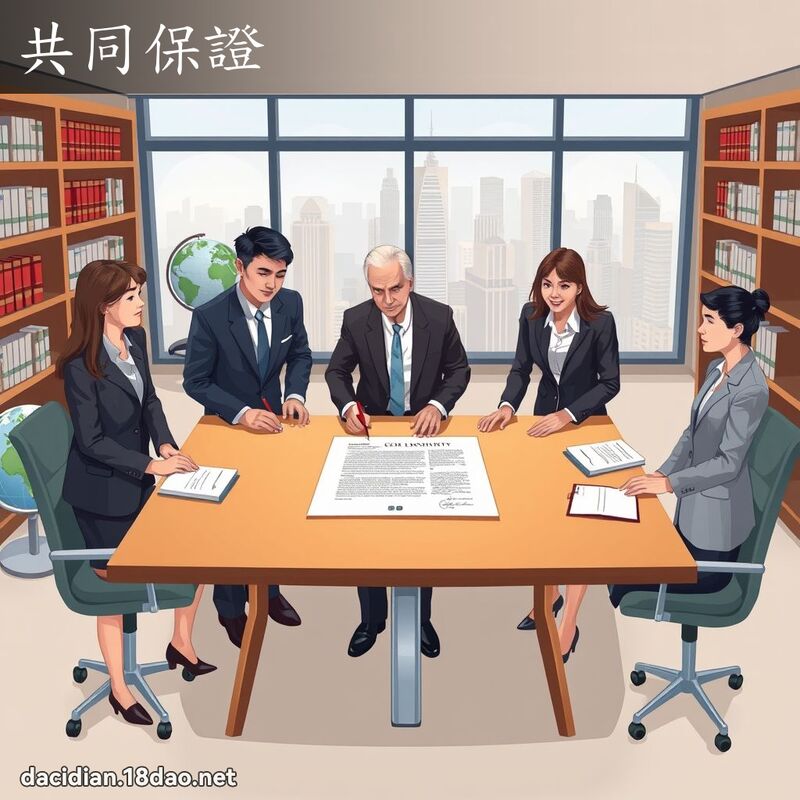 共同保证 - 国语大辞典配图