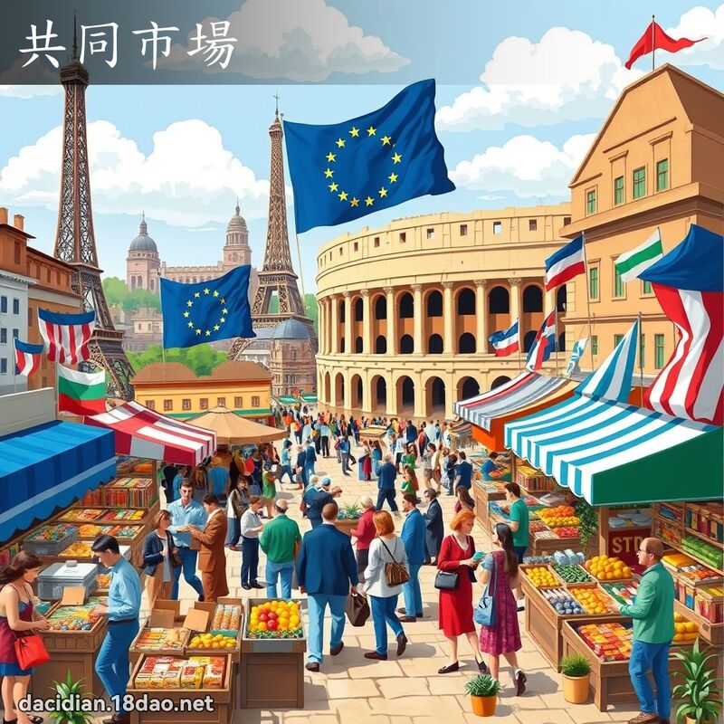 共同市场 - 国语大辞典配图