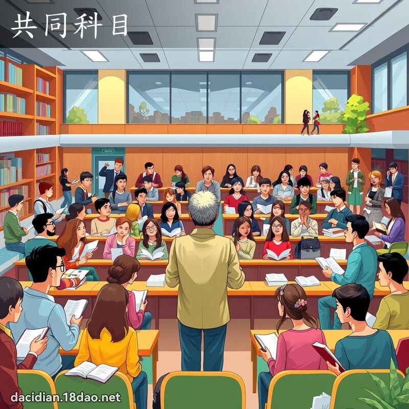 共同科目 - 國語大辭典配圖