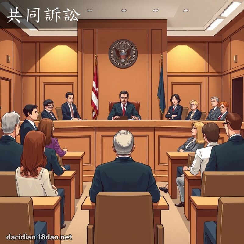 共同訴訟 - 國語大辭典配圖