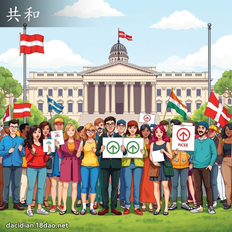 共和 - 國語大辭典配圖