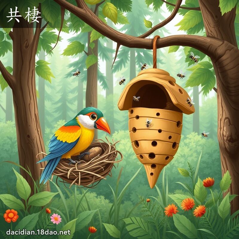 共棲 - 國語大辭典配圖