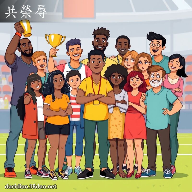 共榮辱 - 國語大辭典配圖