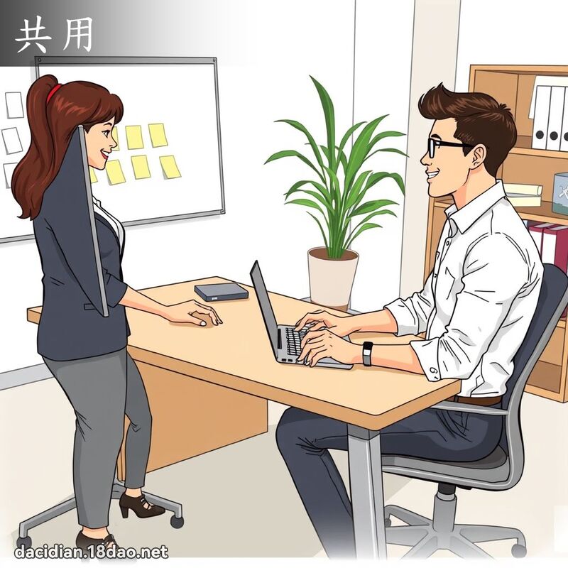 共用 - 國語大辭典配圖