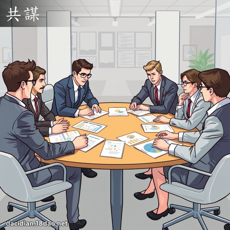 共謀 - 國語大辭典配圖