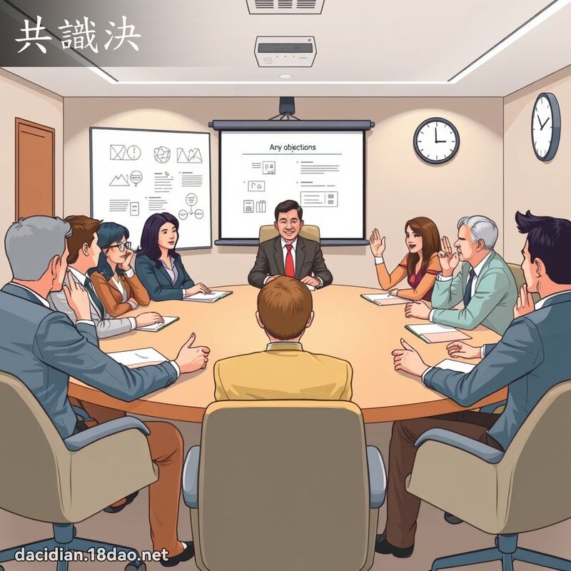 共識決 - 國語大辭典配圖