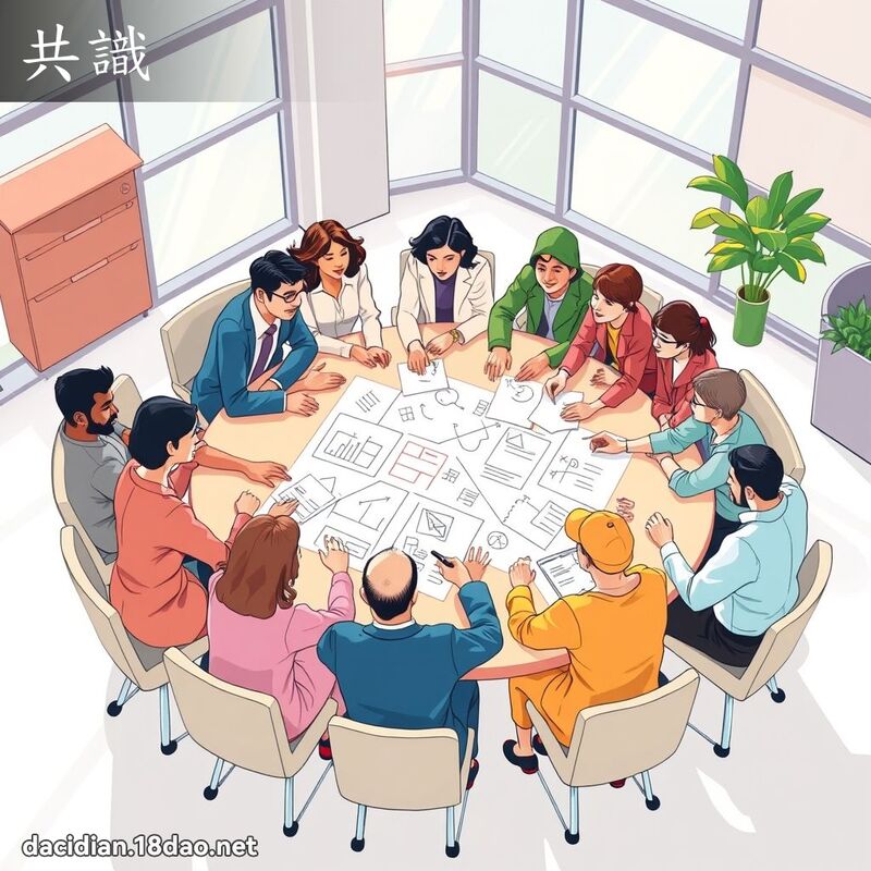 共識 - 國語大辭典配圖