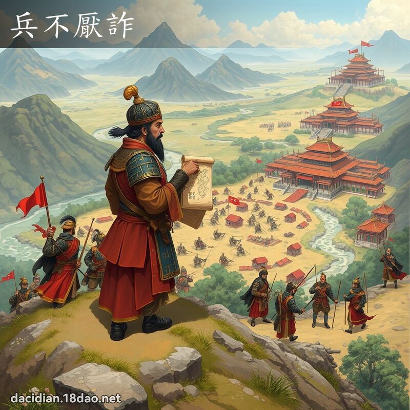 兵不厌诈 - 国语大辞典配图