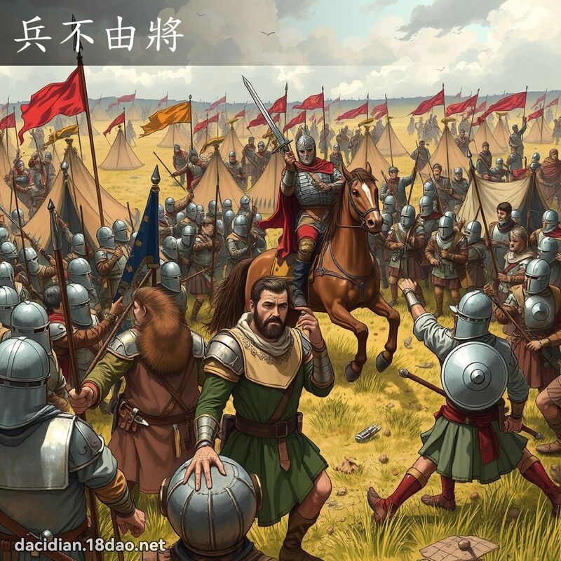 兵不由將 - 国语大辞典配图