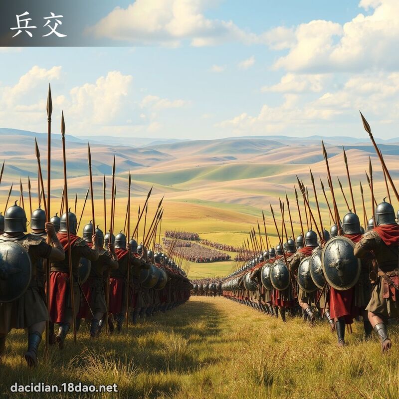 兵交 - 國語大辭典配圖