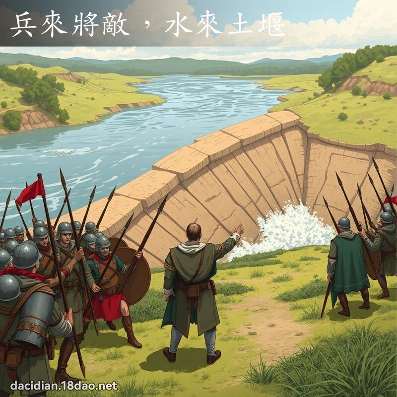 兵來將敵，水來土堰 - 國語大辭典配圖