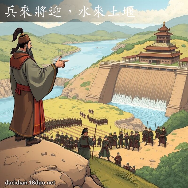 兵來將迎，水來土堰 - 國語大辭典配圖