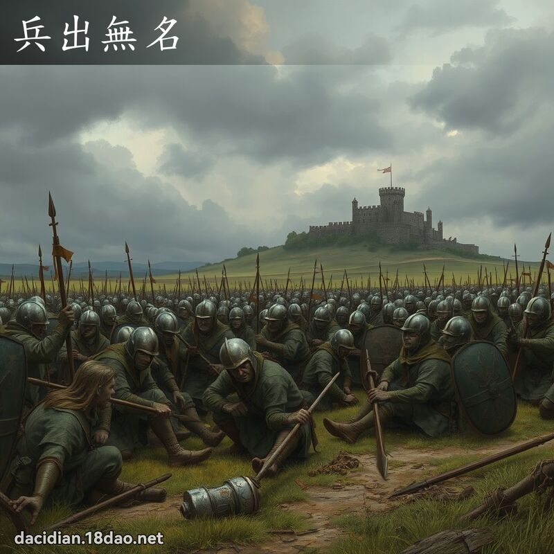兵出無名 - 國語大辭典配圖