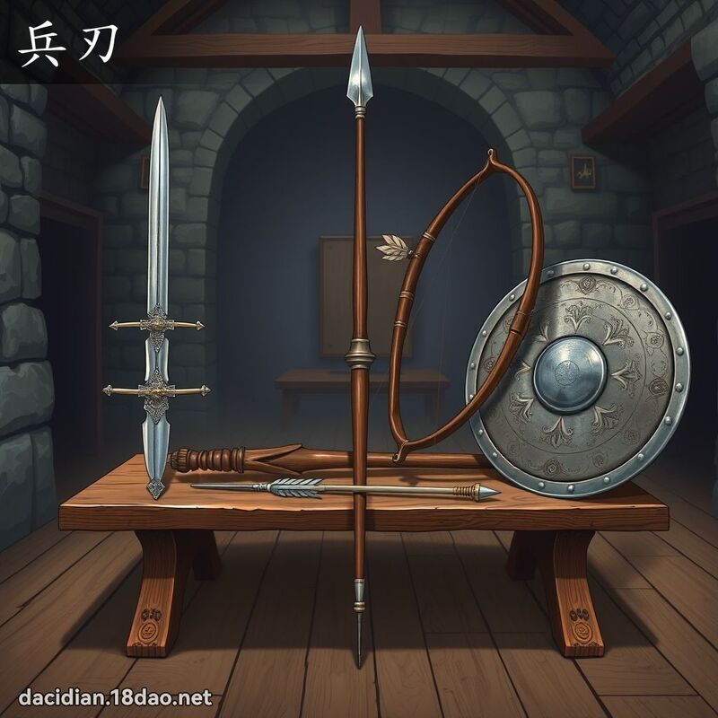 兵刃 - 國語大辭典配圖